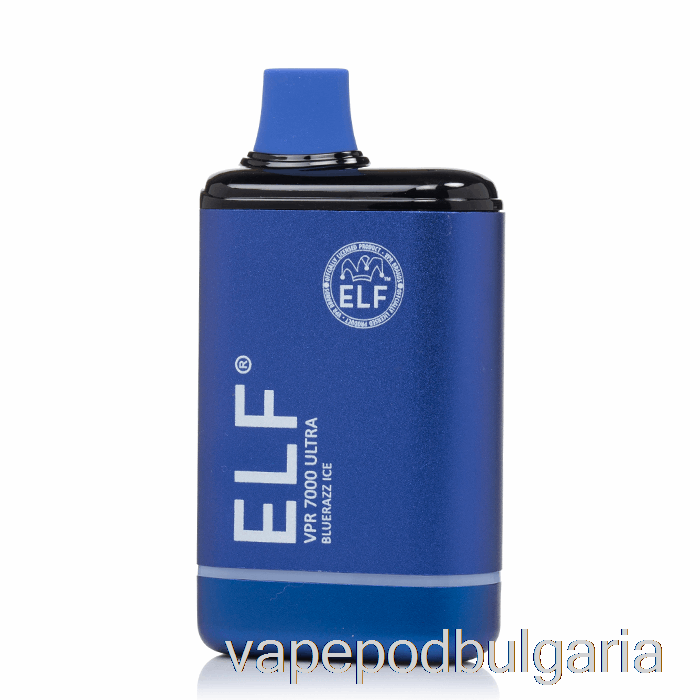 Vape Bulgaria Elf Vpr 7000 Ultra Disposable Blue Razz Ice